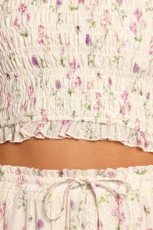 Amberlyn Sleeveless Top – Pink Floral