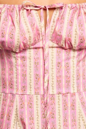 Amethyst Midi Dress – Pink