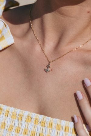 Anchor Necklace – Gold