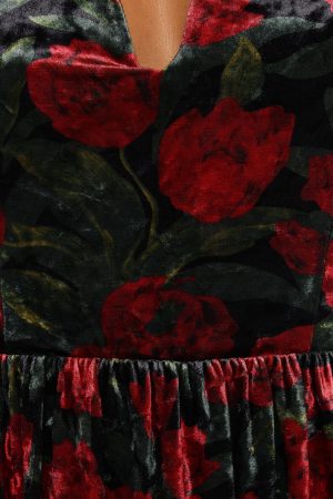 Anders Mini Dress – Black/Red