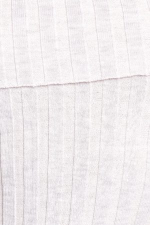 Anderson Wide Rib Off Shoulder Top – Pastel Grey