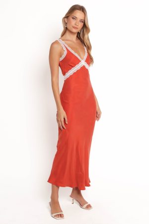 Andie Midi Dress – Blood Orange