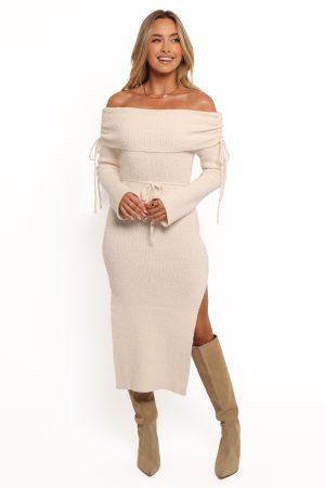 Annabelle Midi Dress – White