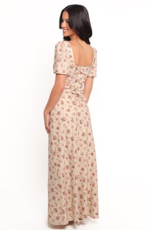 Annly Maxi Skirt – Red Floral