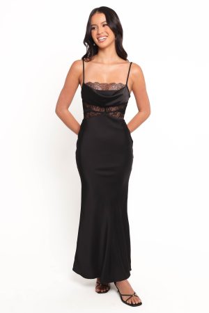 Antonia Midi Dress – Black