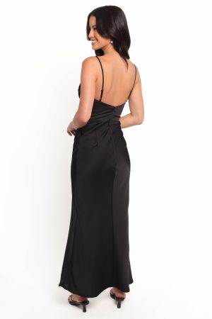 Antonia Midi Dress – Black