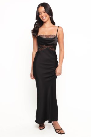 Antonia Midi Dress – Black