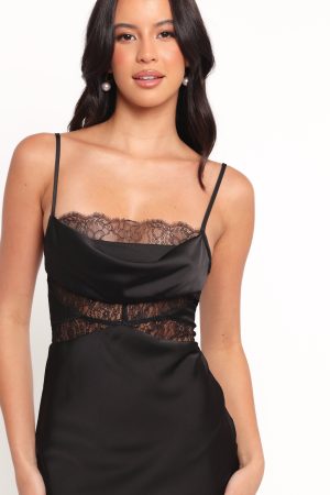 Antonia Midi Dress – Black