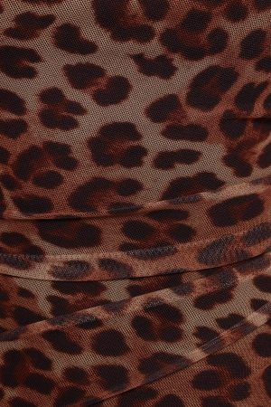 Antonie Midi Dress – Leopard