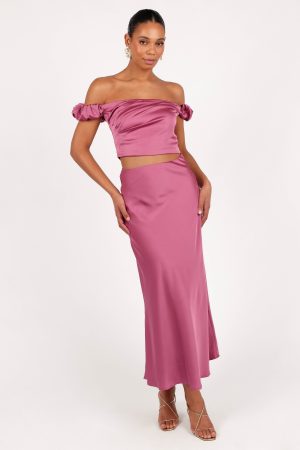 Arabella Two Piece Set – Dark Rose