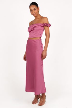 Arabella Two Piece Set – Dark Rose