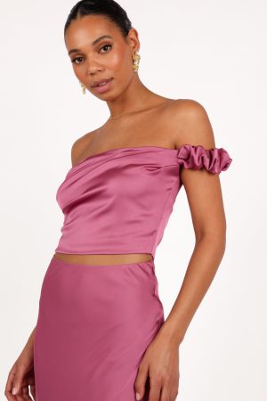 Arabella Two Piece Set – Dark Rose