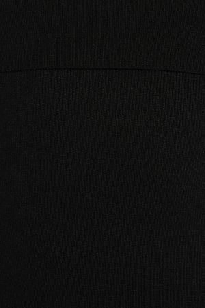 Archie Off the Shoulder Midi Dress – Black