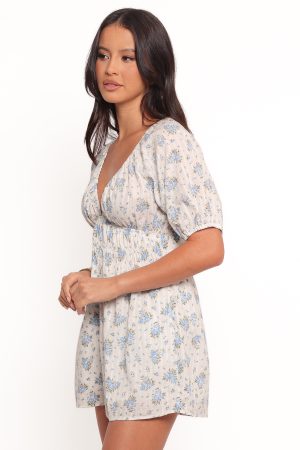 Ashio Romper – Blue Floral