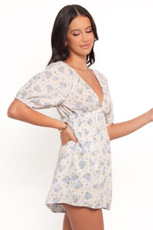 Ashio Romper – Blue Floral