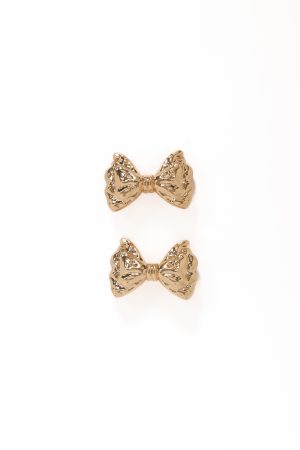 Aspen Hair Bow Set – Gold