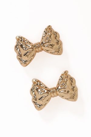Aspen Hair Bow Set – Gold
