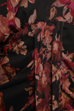 Audrina Maxi Dress – Deep Night Floral