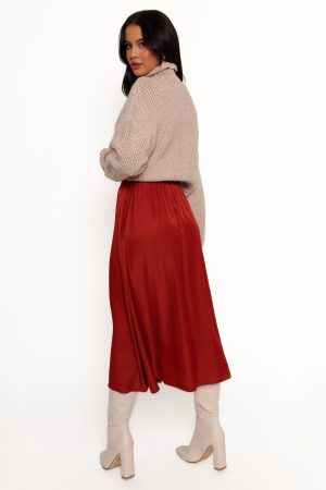 Ava Skirt – Rust