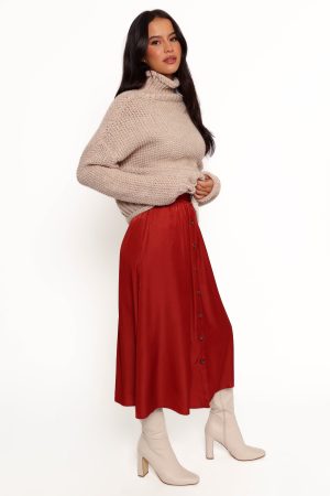 Ava Skirt – Rust