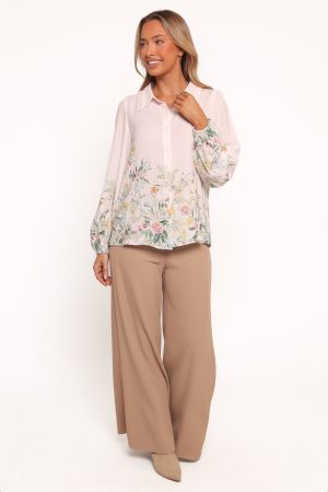 Avis Top – Pink Floral