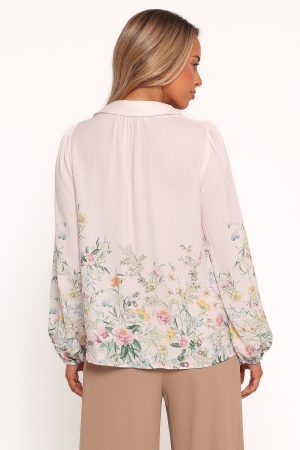 Avis Top – Pink Floral