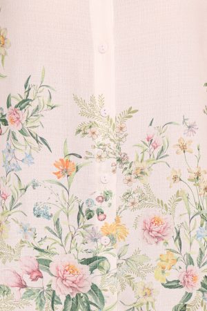 Avis Top – Pink Floral
