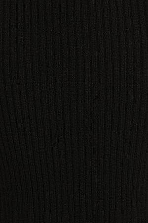 Balla Rib Knit Midi Skirt – Black