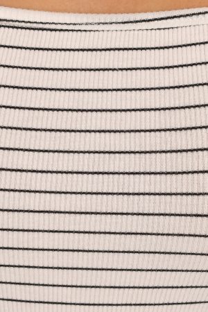 Bardot Top – Stripe