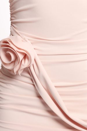 Beatrice Mini Dress – Pale Pink