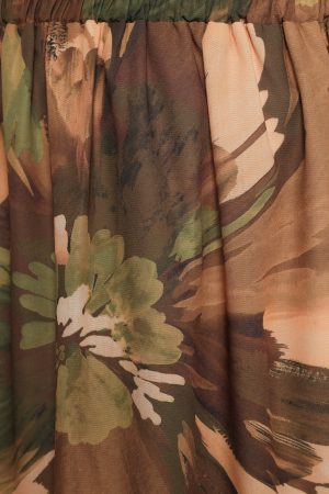 Beth Midi Skirt – Dark Floral