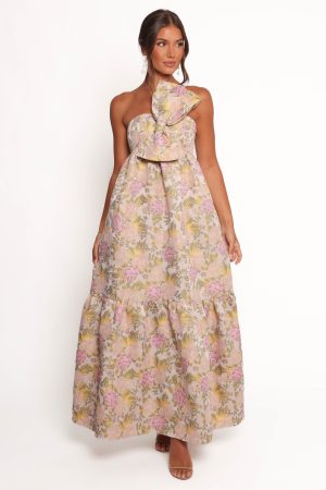 Betina Bow Front Maxi Dress – Multi Floral