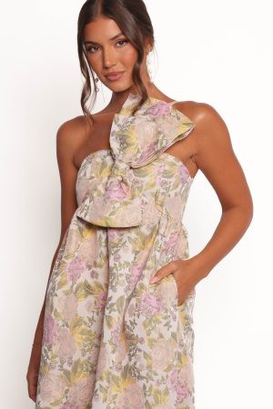 Betina Bow Front Maxi Dress – Multi Floral