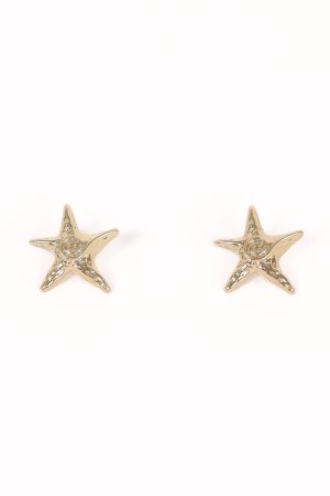 Bliss Starfish Earrings – Gold