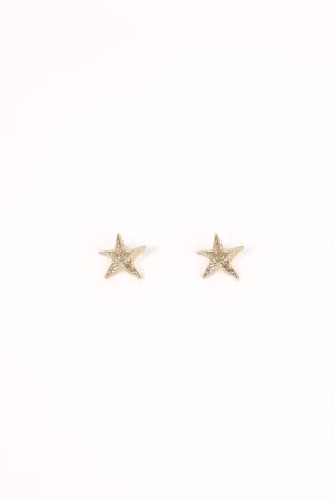 Bliss Starfish Earrings – Gold