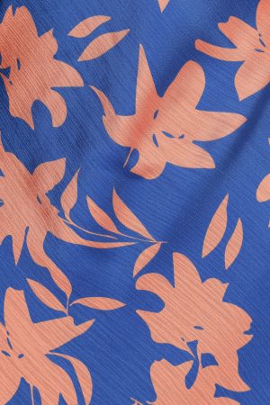 Bottie Maxi Dress – Blue/Orange Floral