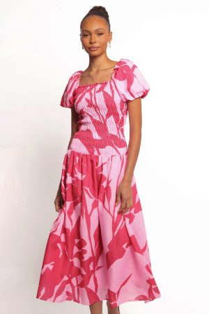 Bradley Maxi Dress – Pink Floral