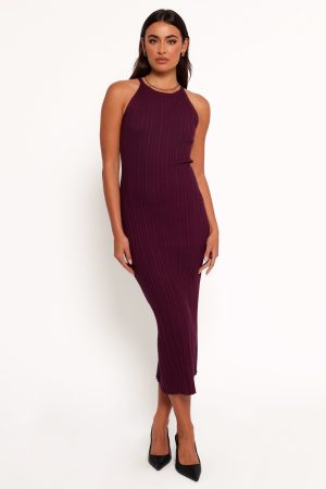 Brighton Maxi Dress – Plum