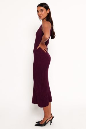 Brighton Maxi Dress – Plum