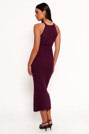 Brighton Maxi Dress – Plum