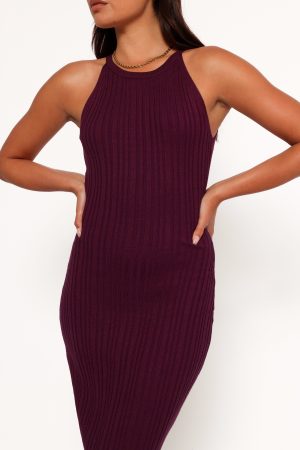 Brighton Maxi Dress – Plum