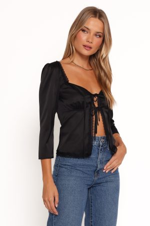 Cadey Top – Black
