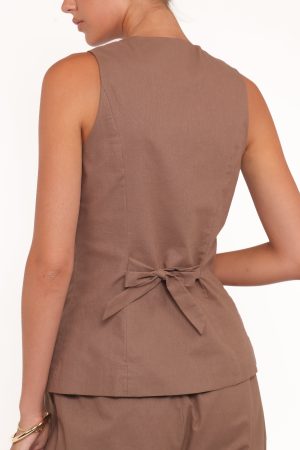 Caitlin Pant Set – Brown