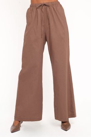 Caitlin Pant Set – Brown