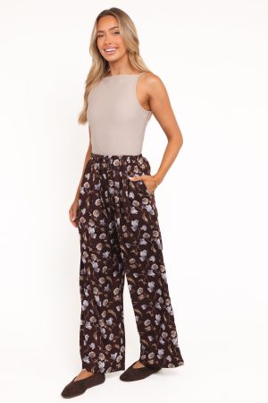 Calantha Wide Leg Pants – Fall Floral