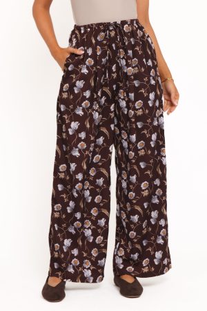 Calantha Wide Leg Pants – Fall Floral