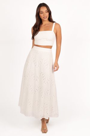 Camellia Two Piece Set – White