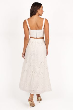 Camellia Two Piece Set – White