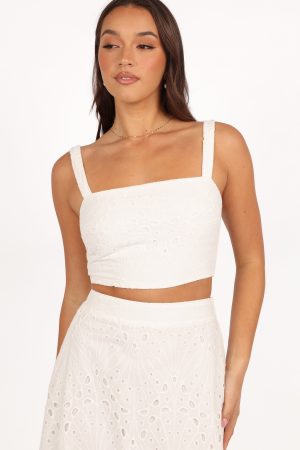 Camellia Two Piece Set – White