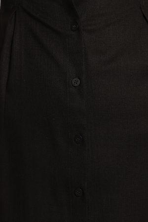 Cami Midi Dress – Black